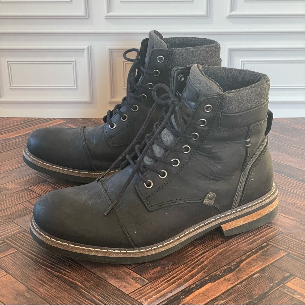 Territory Men’s Boot 100% Leather made in Utah Size 9 Wide